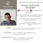Nota de falecimento: Obituário: Gilmar José Fochi – “Peloso”