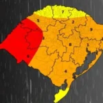 Defesa Civil faz novo alerta sobre tempo severo no RS