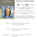 Nota de Falecimento: Norma Lamb Kaefer
