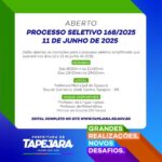 TAPEJARA: PROCESSO SELETIVO SIMPLIFICADO