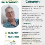 Nota de falecimento: Alceu Antônio Coronetti