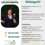 Nota de falecimento: Ines Favretto Malagutti