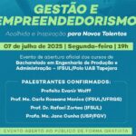Evento marca início oficial dos cursos de Administração e Engenharia de Produção do IFSUL em Tapejara