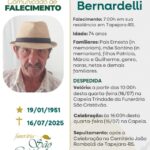 Nota de Falecimento: Nelso Bernardelli