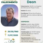 Nota de falecimento: Hélio Braga Deon