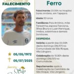 Nota de falecimento: Laércio Ferro