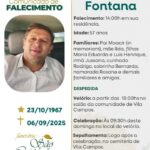 Nota de falecimento: Volmir Fontana